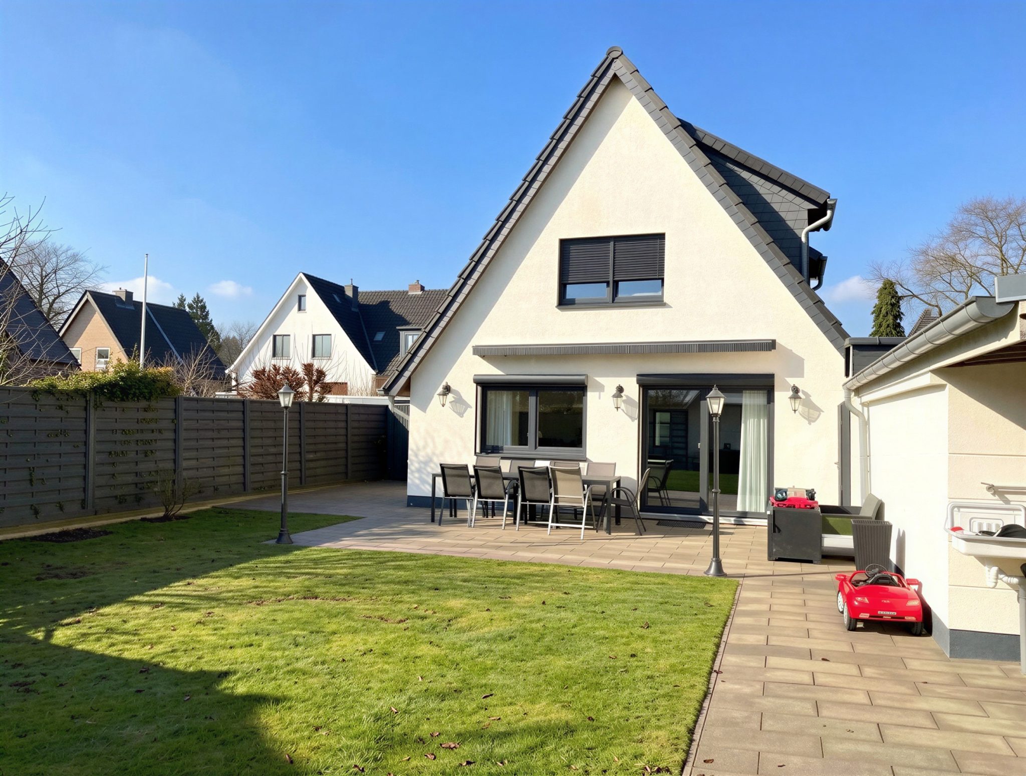 Immobilienangebot - Hamburg - Alle - Charmantes Einfamilienhaus mit großem Grundstück und moderner Ausstattung in Hamburg-Eidelstedt