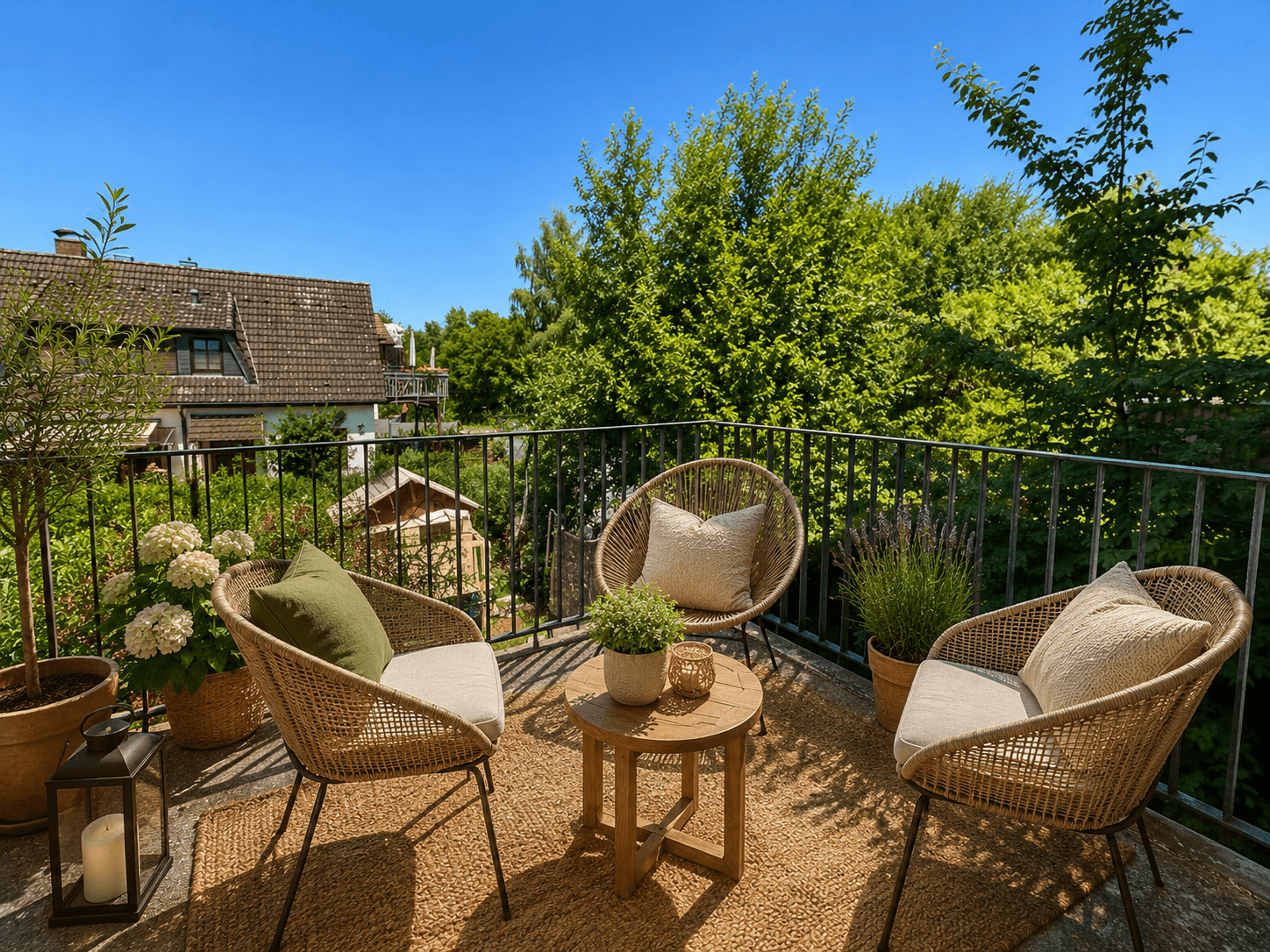 Immobilienangebot - Hamburg - Alle - Helle 4-Zimmer-Wohnung mit zwei Balkonen in einer Lage zum Wohlfühlen