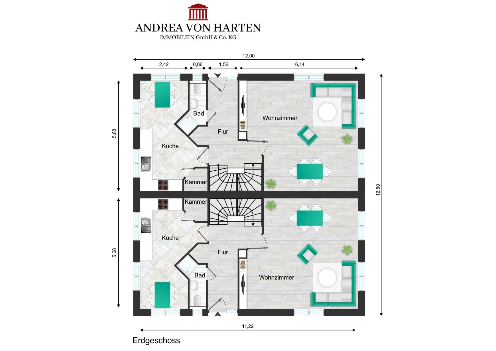 Immobilienangebot - Hamburg - Alle - Zwei Häuser, viele gute Gründe – Kapitalanlage am Volksdorfer Wald