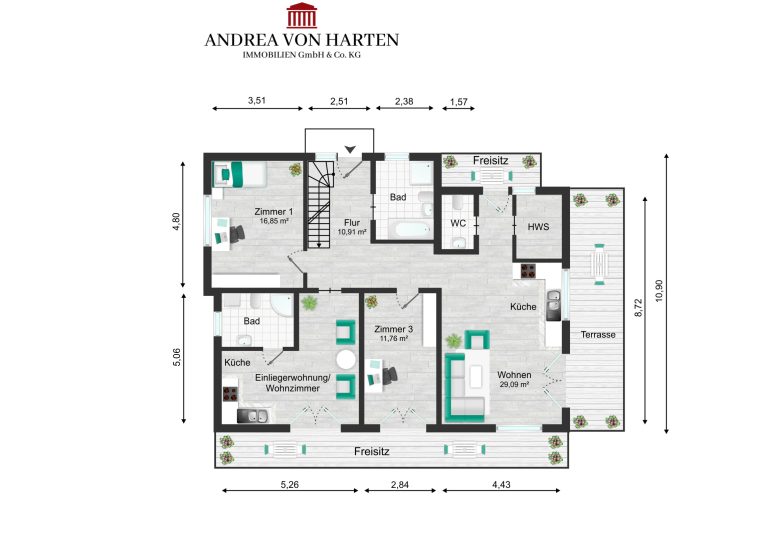 Immobilienangebot - Elmshorn - Alle - Kapitalanlage oder Eigennutzung: Modernisiertes Wohnhaus mit Potenzial für zwei Wohneinheiten